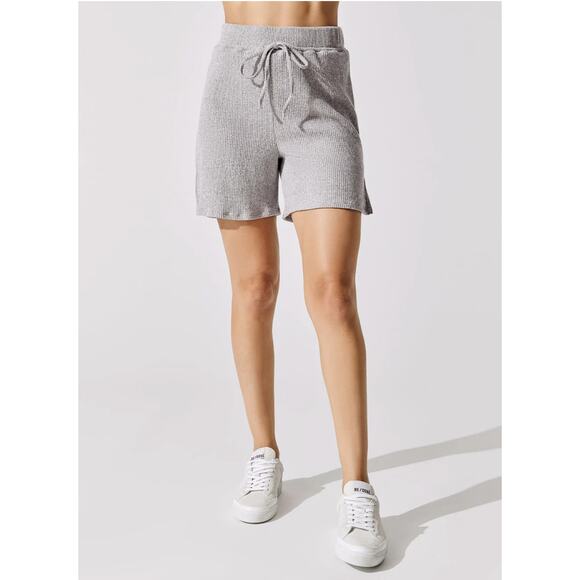 (XXS) NWT $88 CARBON38 Brushed Ribbed Boyfriend Short - Picture 1 of 4
